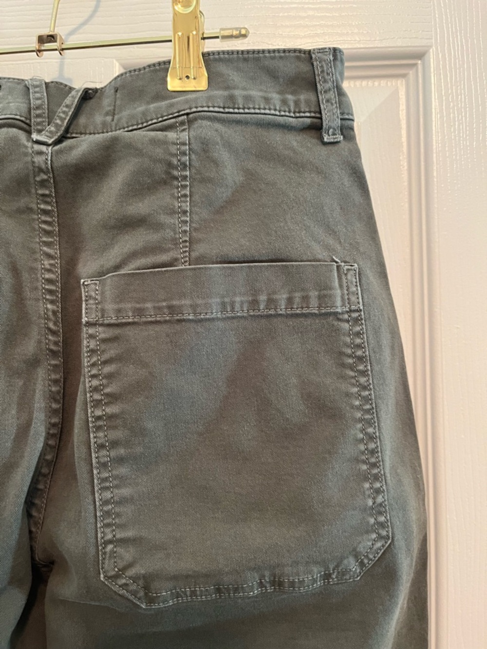 Veronica Beard Jeans Charlie Barrel Leg High Rise Utility Pants Size 28 - Picture 6 of 7